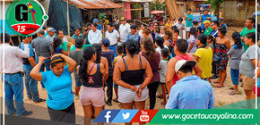 Alcalde de manantay visita calles del A.H. San Juan de Miraflores 