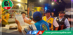 Realizan operativos a bares y discotecas para el cumplimiento de la Ordenanza Municipal en Atalaya