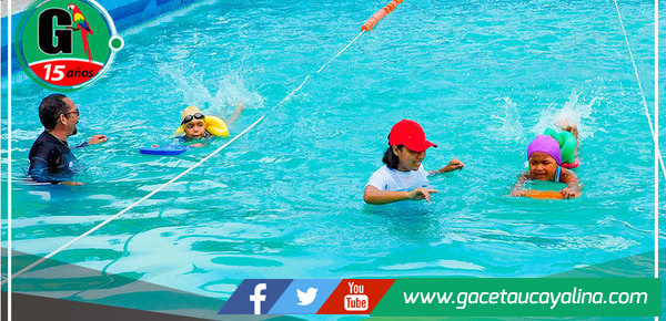 Alcalde de Manantay participó en selección de niños y adolescentes nadadores  