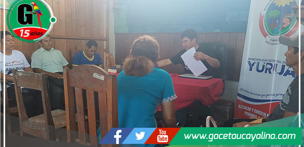 Alcalde de la municipalidad de Yurúa y docentes sostienen reunión por el buen inicio del año escolar 