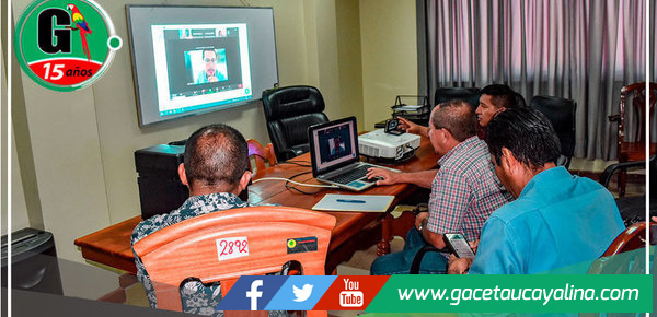 Alcalde de Atalaya y su equipo técnico se reúnen con la PCM de manera virtual para agendar proyectos