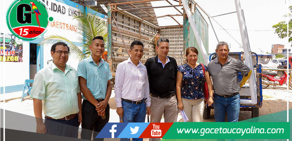 Municipalidad de Manantay implementa espacios deportivos en la I.E. Villa el Salvador 