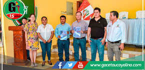 Entrega planes de vida y hoja de ruta a autoridades municipales de Atalaya y Sepahua