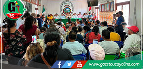 Dirigentes de AA.HH. e integrantes del frente de defensa de Yarinacocha presentaron problemática 