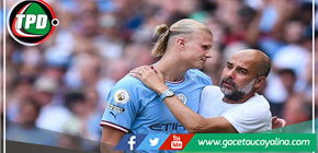Pep Guardiola declaró como se cuida a Haaland 