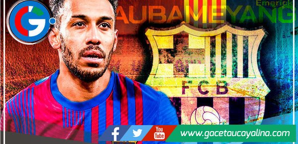 Pierre-Emerick Aubameyang regresaría a Barcelona para la próxima temporada 