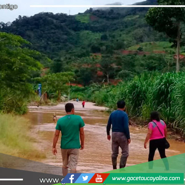 44 distritos de la Selva se encuentran en riesgo por lluvias intensas 