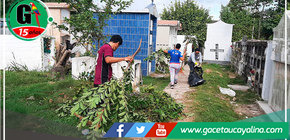 Trabajadores municipales realizan limpieza en el cementerio general de Pucallpa  