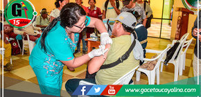 Realizan vacunación a trabajadores de municipalidad de Atalaya 