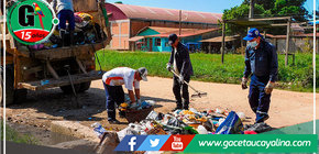 Municipalidad de Manantay realiza limpieza de calles y podado de árboles en diferentes sectores del distrito