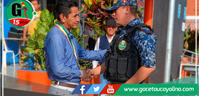 Alcalde de Manantay rinde homenaje a efectivos de Serenazgo por su 16 Aniversario 