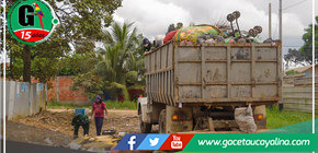 Municipalidad de Manantay realiza recojo de residuos sólidos en el A.H. Rafael Villacorta