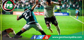 Universitario perdió en el último momento frente a Goias en Brasil 