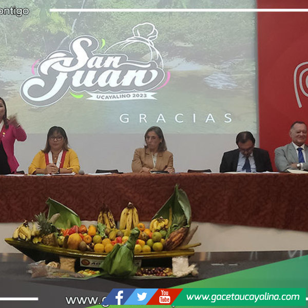 Congresista Jeny López Morales participa del Lanzamiento del "XXVI Festival San Juan Ucayali 2023" 