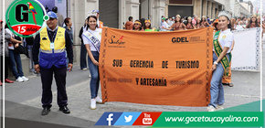 Pasacalle con ritmo de la selva en la ciudad de Lima