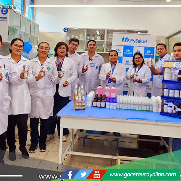 EsSalud Ucayali cuenta con área de farmacia que tiene capacidad de preparar 7 mil repelentes en spray al mes