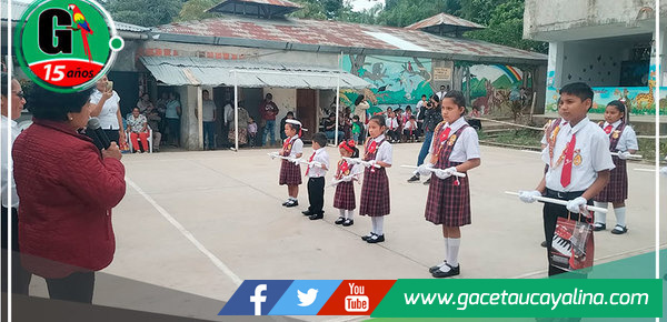 Con el acompañamiento de autoridades juramentan brigadieres escolares en Atalaya 