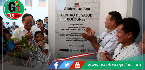 Gobernador regional inauguró Minihospital de Bolognesi