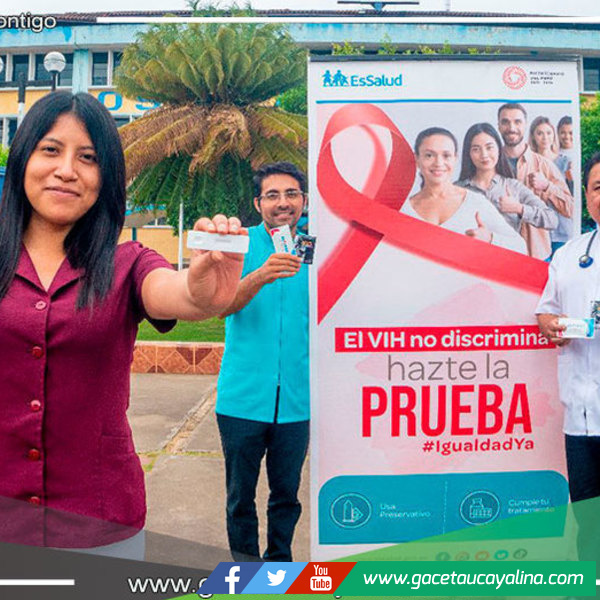 EsSalud Ucayali programa campaña de descarte de VIH con pruebas rápidas