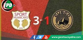 Sport Huancayo se impone a Cusco FC en un duelo crucial del Torneo Clausura
