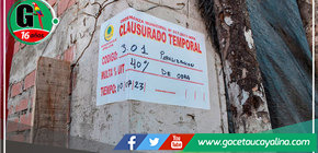 Clausura construcciones sin autorización y que obstruyen el libre tránsito en la ciudad de Atalaya