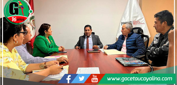 Alcalde de Atalaya se reúnen con PRONABI para buscar solución a AA.HH. en bien incautado