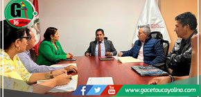 Alcalde de Atalaya se reúnen con PRONABI para buscar solución a AA.HH. en bien incautado