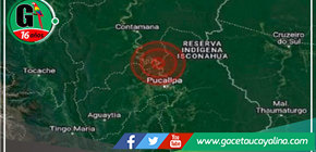 Temblor de 4.3 grados sacude la ciudad de Pucallpa