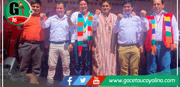 Alcalde de Sepahua concreta importante paquete laboral en la firma de convenio del programa LURAWI PERÚ