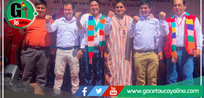 Alcalde de Sepahua concreta importante paquete laboral en la firma de convenio del programa LURAWI PERÚ