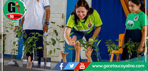 Alcaldesa Provincial de Coronel Portillo participó en el II Reciclatón “Mi Cole Recicla”