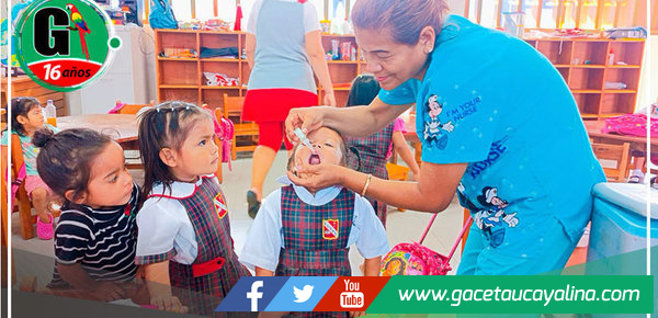 Red de Salud Atalaya intensifica barrido de vacunación contra la polio y sarampión