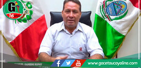 Gobernador regional de Ucayali aclara sobre información imprecisa por algunos medios de Comunicación