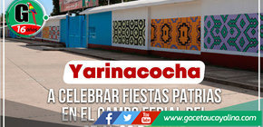 Feria por Fiestas Patrias con presentaciones artísticas en Yarinacocha