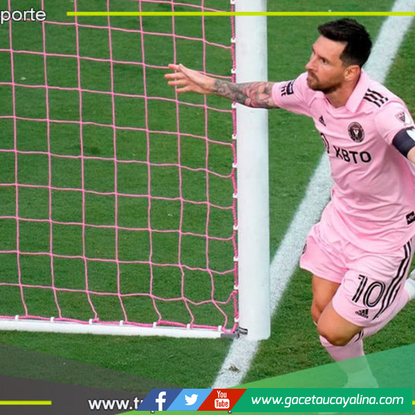 Lionel Messi brilla con dos goles en victoria del Inter Miami en la Leagues Cup