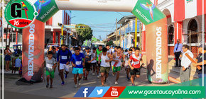 Alcalde Rodolfo Lovo Tello lideró exitosa Maratón 15k con jóvenes deportistas en Contamana