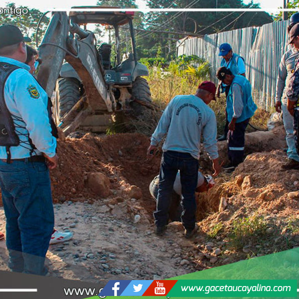 Clausuran conexiones clandestinas de agua potable en barrio de Nueva Fortaleza como parte de medidas de fiscalización en Atalaya