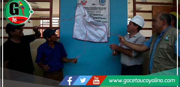Inauguran I.E. Inicial en el caserío Nolberth en Neshuya 