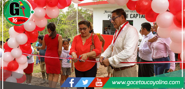 Alcalde Rodolfo Lovo Tello Inaugura Mejora del Sistema de Agua Potable en Contamana