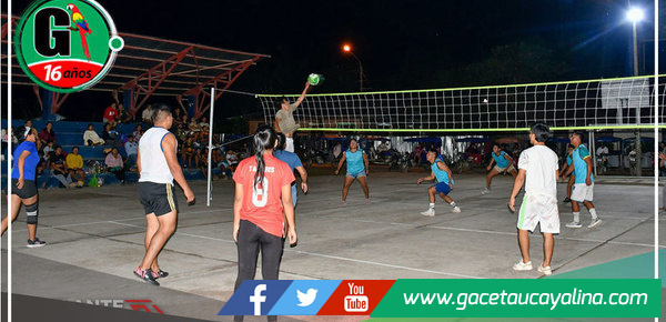 Emocionante Campeonato de "Vóley Mixto" en Sepahua en conmemoración al Día Internacional de la Juventud