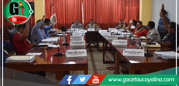 Consejo regional aborda solicitudes de la población ucayalina