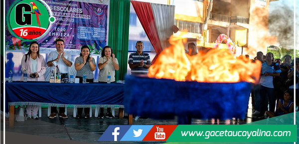 Se inició los Juegos Escolares Deportivos y Paradeportivos 2023 - etapa regional