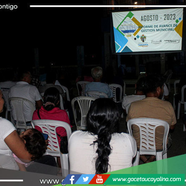 Alcalde de Tahuania Realizó Informe de los Avances a 7 meses de Gestión Municipal a los Pobladores de Bolognesi