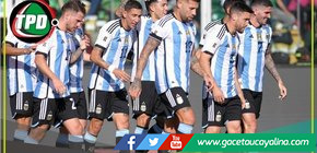 Argentina sin Messi y de visita goleó a Bolivia en La Paz