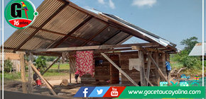 Pasco: vientos fuertes destecharon 14 viviendas