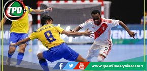 Brasil goleó 15 a 0 a Perú por el Sudamericamo Sub-20 de Futsal. 