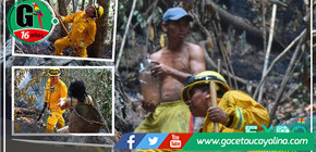 Éxito en la Lucha Contra el Incendio Forestal en Comunidad Nativa de Tahuania