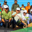 Gambini y ministra Ruiz participaron de la plantación de 1 300 árboles de shihuahuaco en Pucallpa