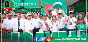 Gobernador de Ucayali Inaugura Stands de Productores en Expo Amazónica 2023