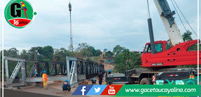 San Martín: avanza construcción de los desvíos para los puentes en Rioja